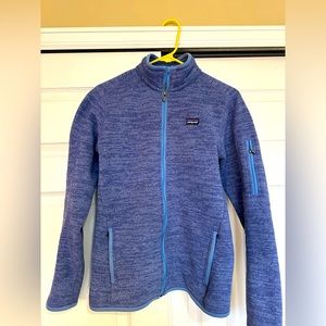 Patagonia better sweater lavender/ light purple fleece jacket